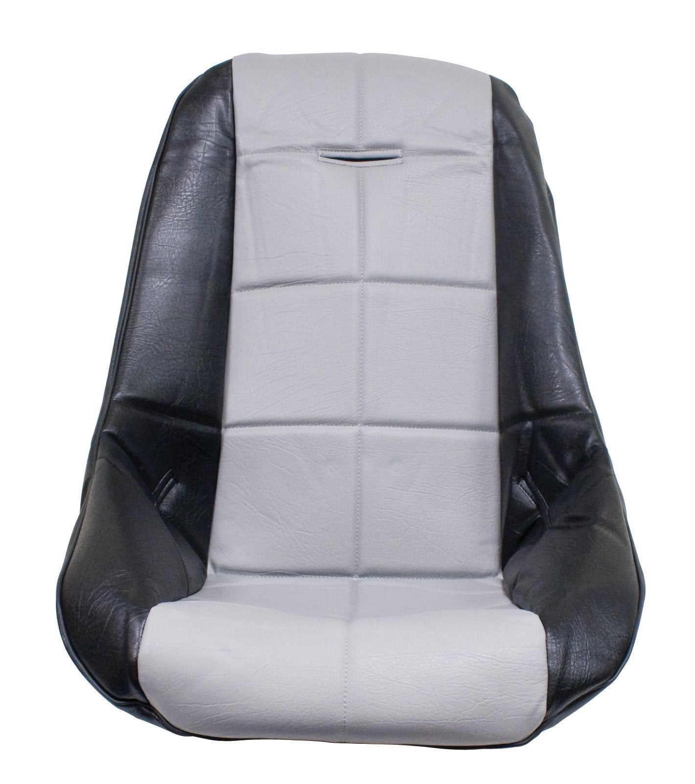 Seat Cover, Black/Grey with Square Pattern, Each