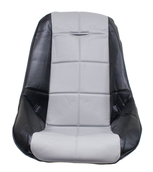 Seat Cover, Black/Grey with Square Pattern, Each