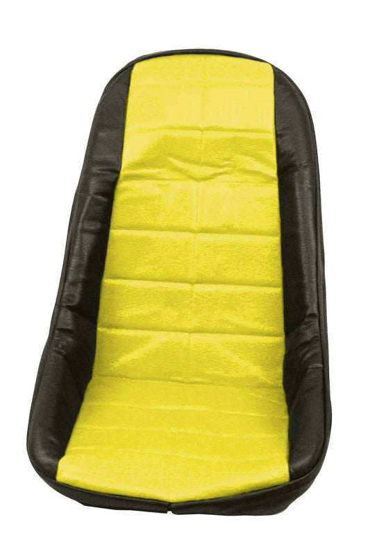 Seat Cover, Black/Yellow Square Pattern, Each