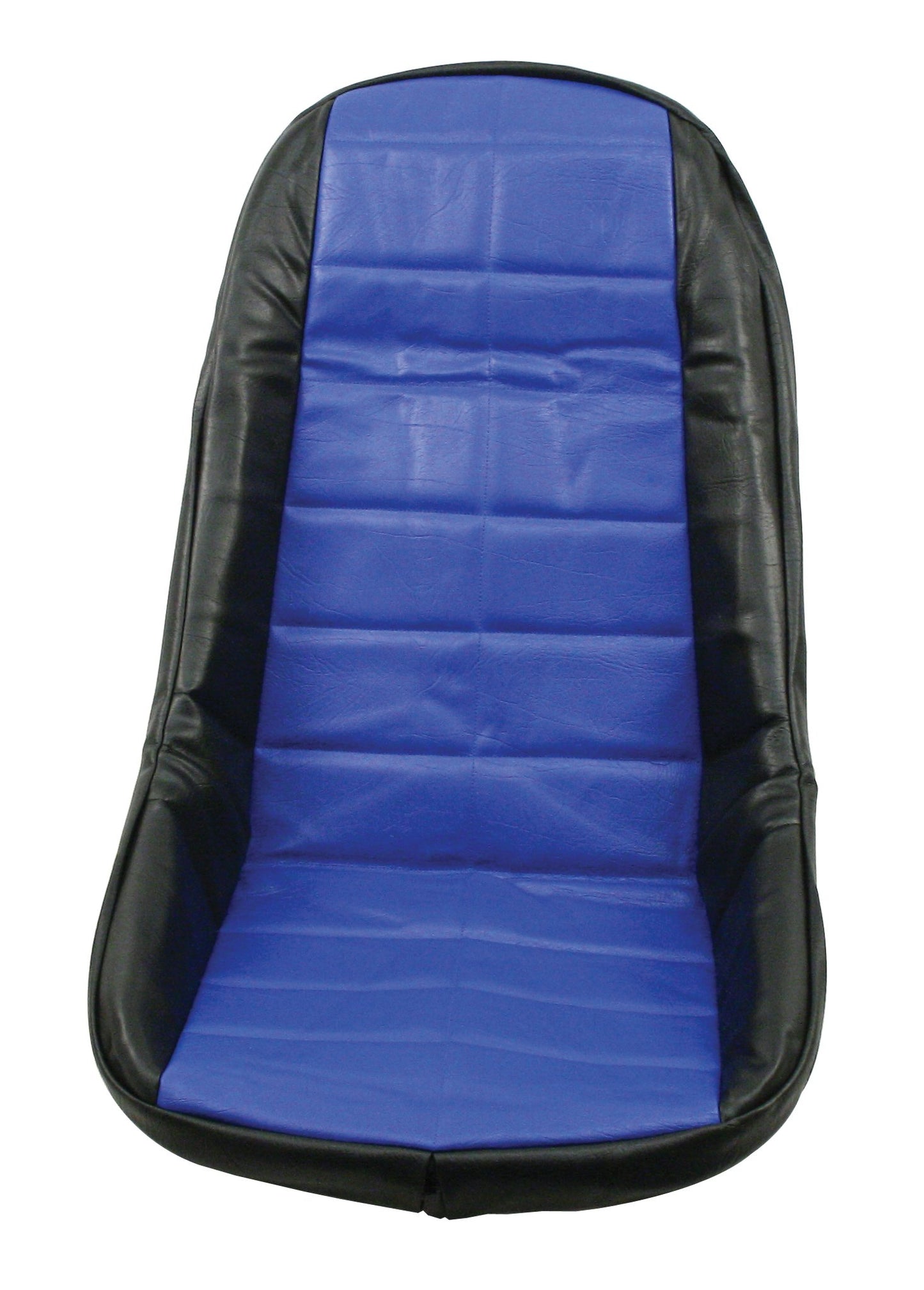 Seat Cover, Black/Blue Square Pattern, Each