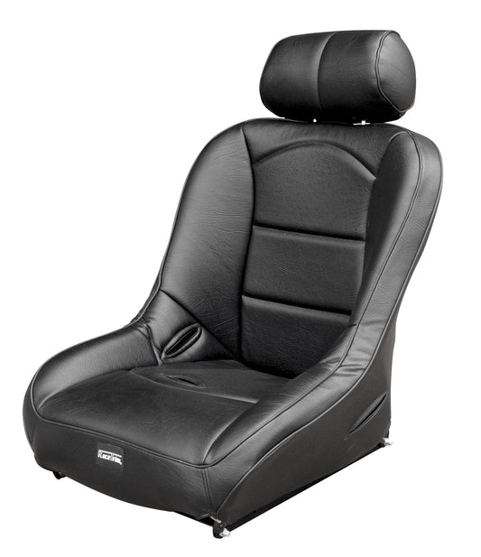 Race Trim Black Vinyl / Black Vinyl Wide Low Back Seat Cover