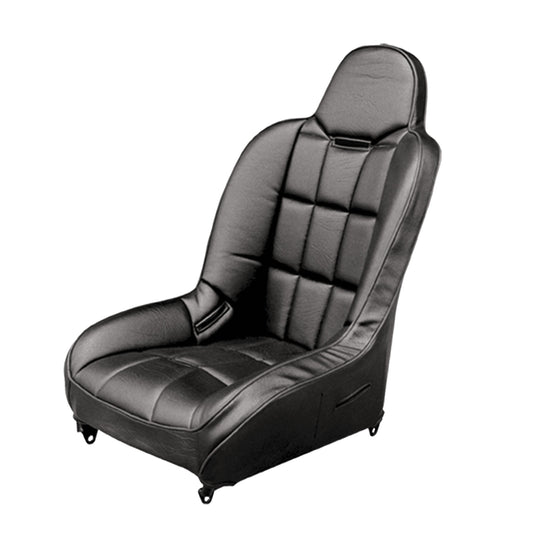 Race Trim Black Vinyl / Black Vinyl Wide Hi Back Seat Cover