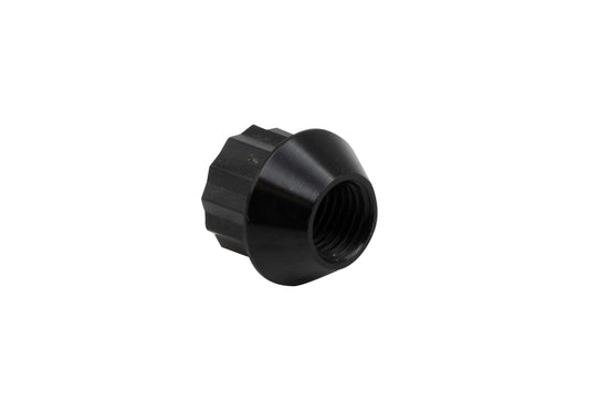 Alloy Lug Nuts, Black, M12 1.5, Bulk, Each