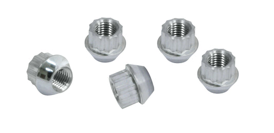 Alloy Lug Nuts, Chrome, M14 1.5, Set of 5