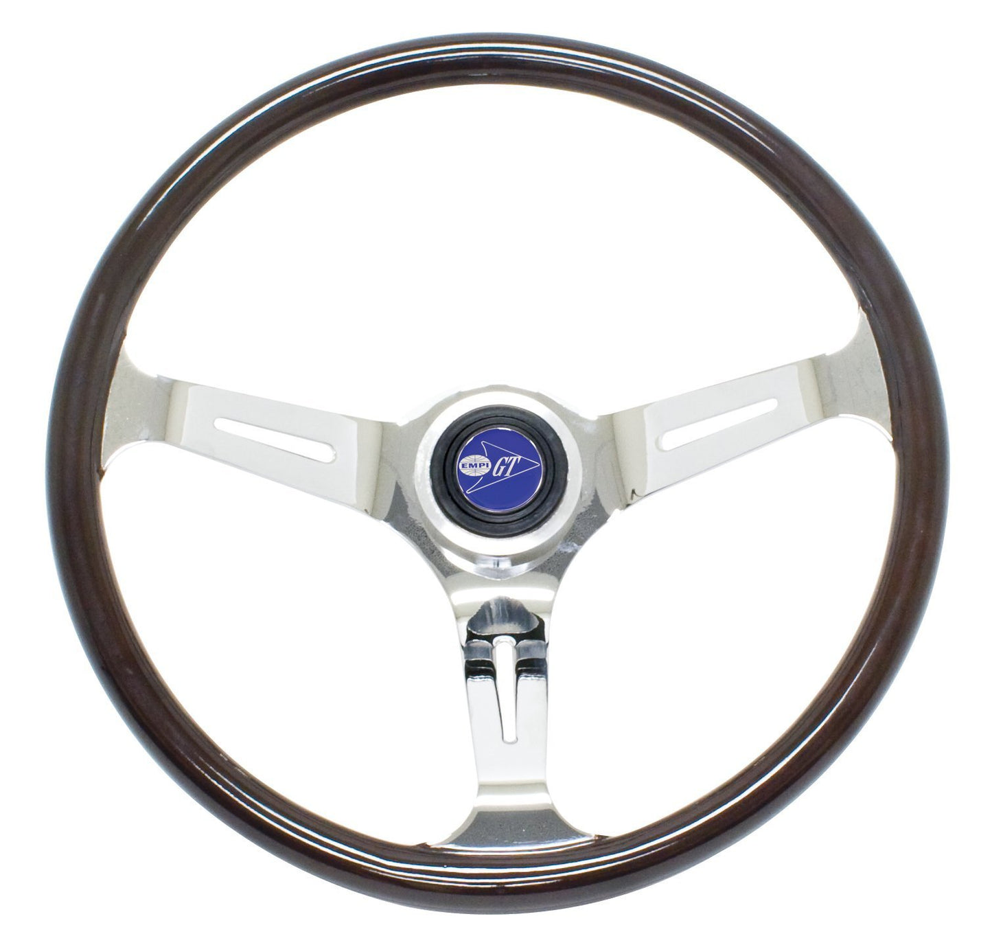 EMPI Classic Dark Wood Steering Wheel Kit