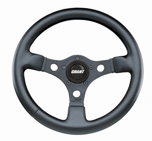 Formula GT, Black,3 Spoke, 12" Dia., 3" Dish / 3 Â¾"