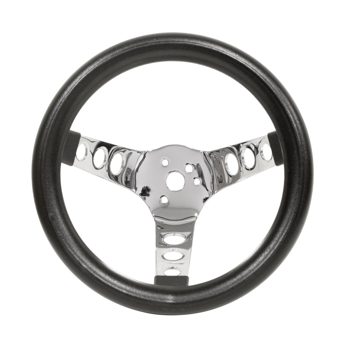 EMPI Poly Foam Steering wheel, 3 spoke, 10" Dia., 5 Â½" Dish / 5 Â½"