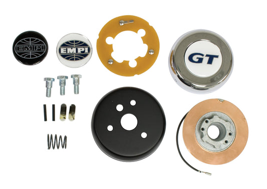 EMPI Steering Wheel Adapter Kit, Type 1 75 79, Type 2 74 79, All other VW Models 75 88 I.D. Spline Area .652, O.D. Spine Area .680, 40 Splines (Exc. 75 1/2 77 Dasher)
