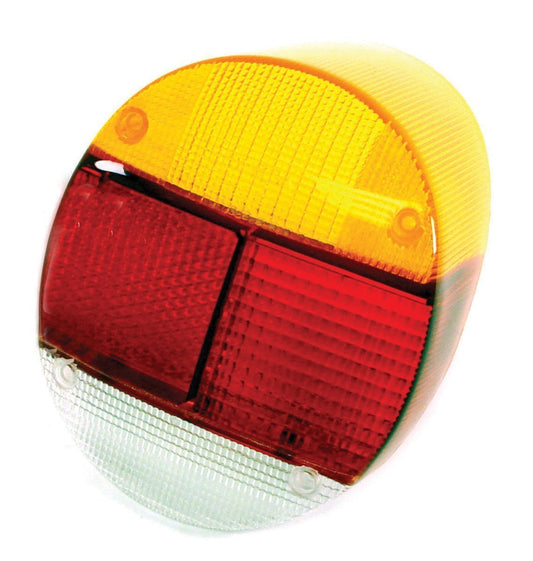 T/L Lens, Left, 73 79, Euro Style, Amber/Red/White, Each