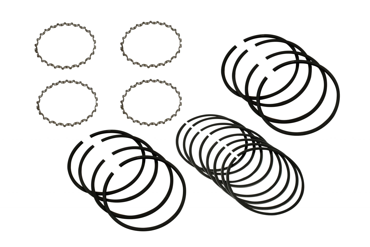 Piston Ring Set â€“ Cast Top Ring, 77mm (2.5 x 2.5 x 4mm) (Ref. P/N: 111 198 157A)