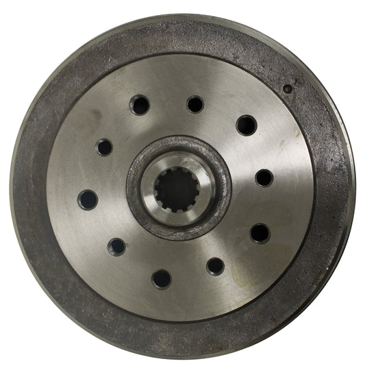 Brake Drum, Rear, Double Drilled Bolt Pattern, 5x130, 14mm Threads, 5x4.75, 12mm Threads