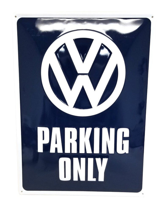 VW Parking Only Metal Sign