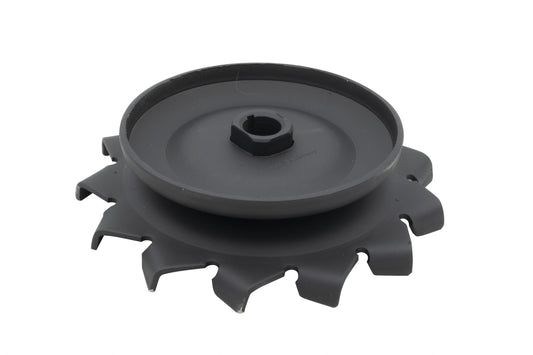 12 Volt Pulley, with Air Fins, Black