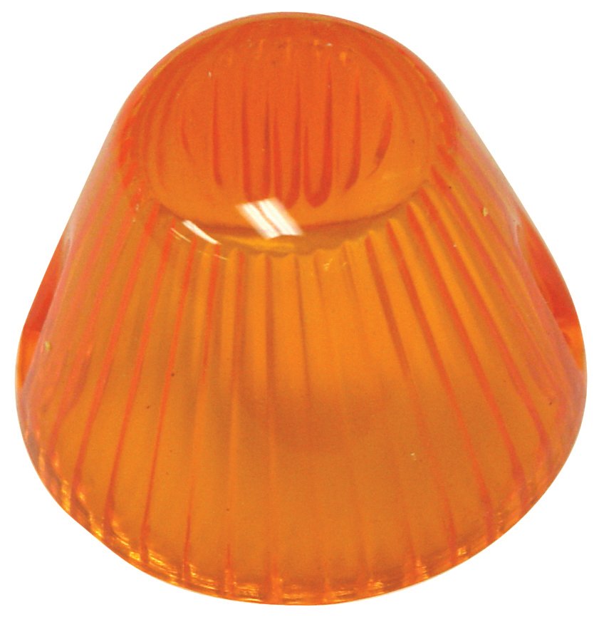 Turn Signal Lens, Bullet, Ghia 59 64 / Type 3 62 63, 68 69 Amber, Each