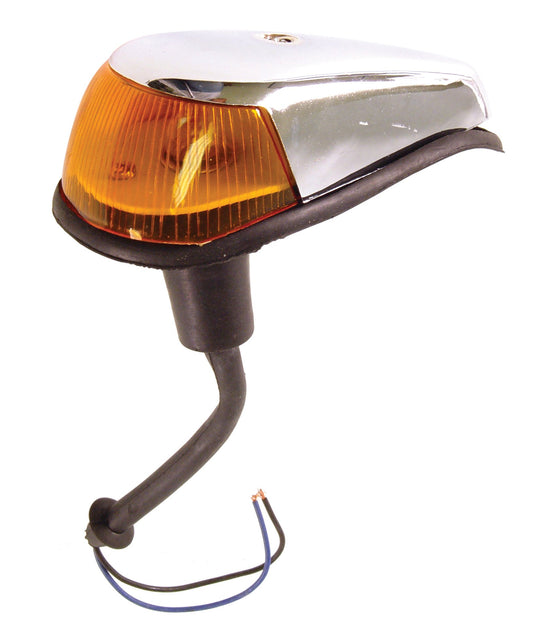 Turn Signal Assy., Left & Right, 64 66, Amber, Each (Chrome Plated Plastic)