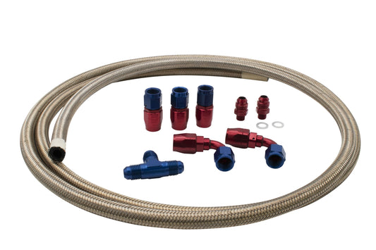 ' 6 AN IDA FUEL LINE XRP KIT STAINLESS STEEL