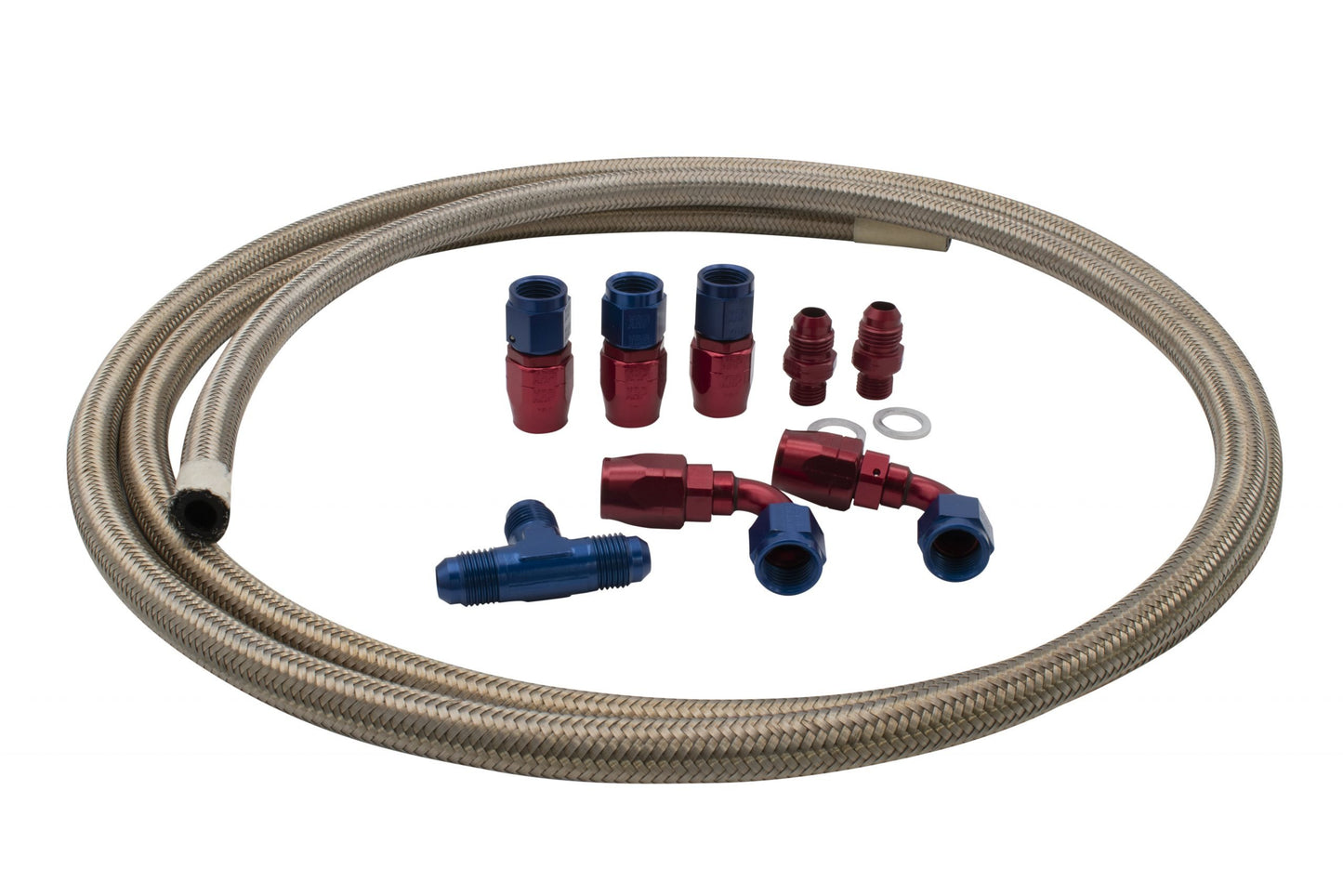 ' 6 AN DEL FUEL LINE XRP KIT STAINLESS STEEL