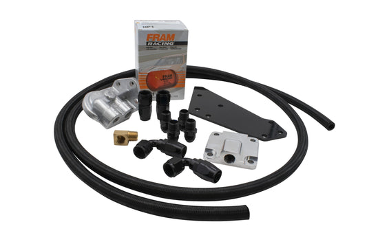 ' 8 Full Flow Oil Filter Black Kit