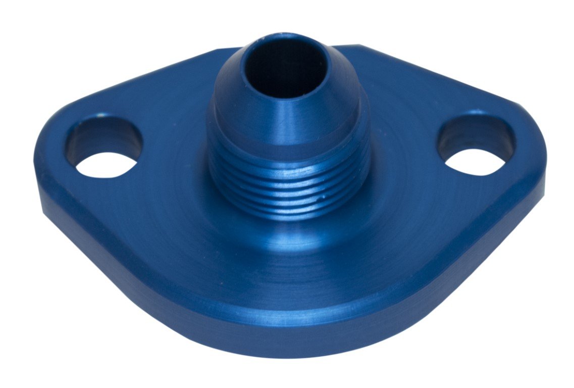 An8 Fuel Pump Block Off, Blue