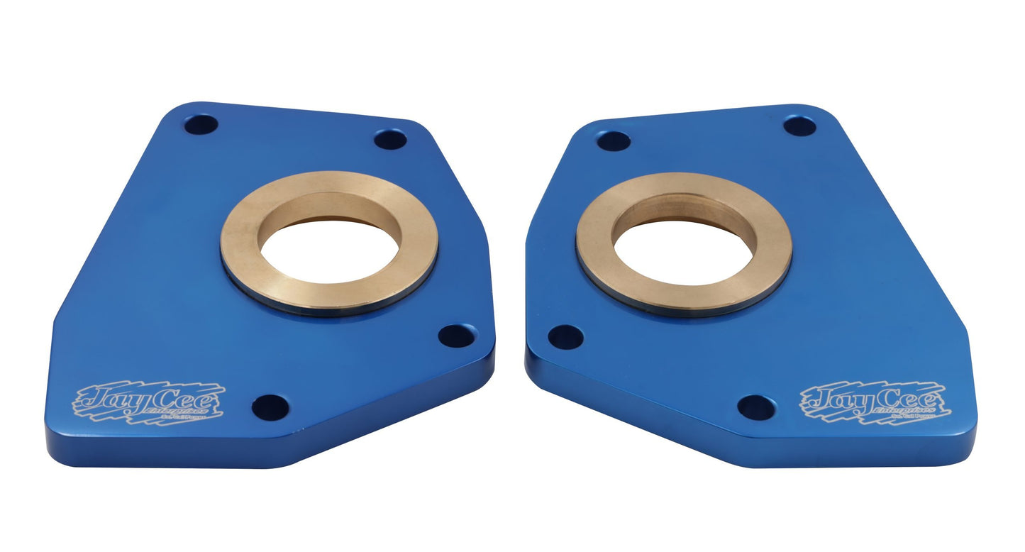 JayCee Billet StockSpring Plate Retainers, Blue