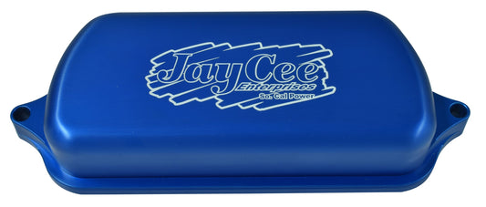 JayCee Billet Valve Covers   Blue