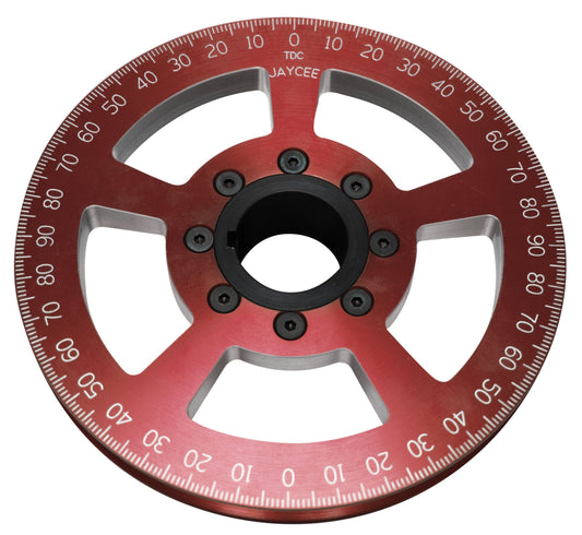 Billet 7" Street Pulley, Red Sand Seal