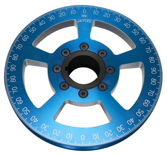 Billet 7" Street Pulley, Blue