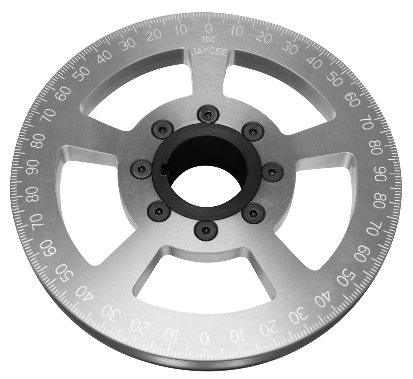 Billet 7" Street Pulley, Silver