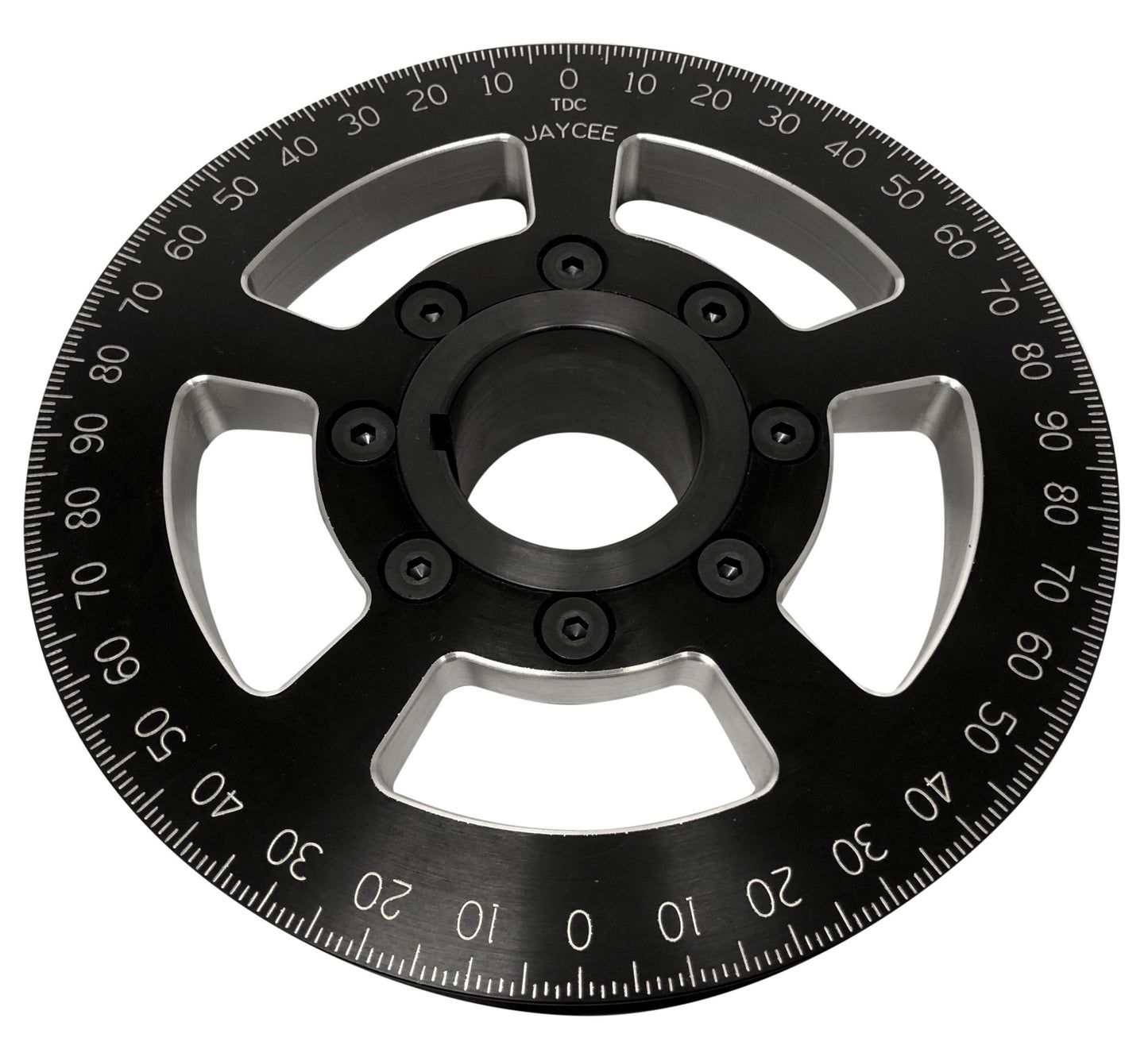 Billet 6" Street Pulley, Black Sand Seal