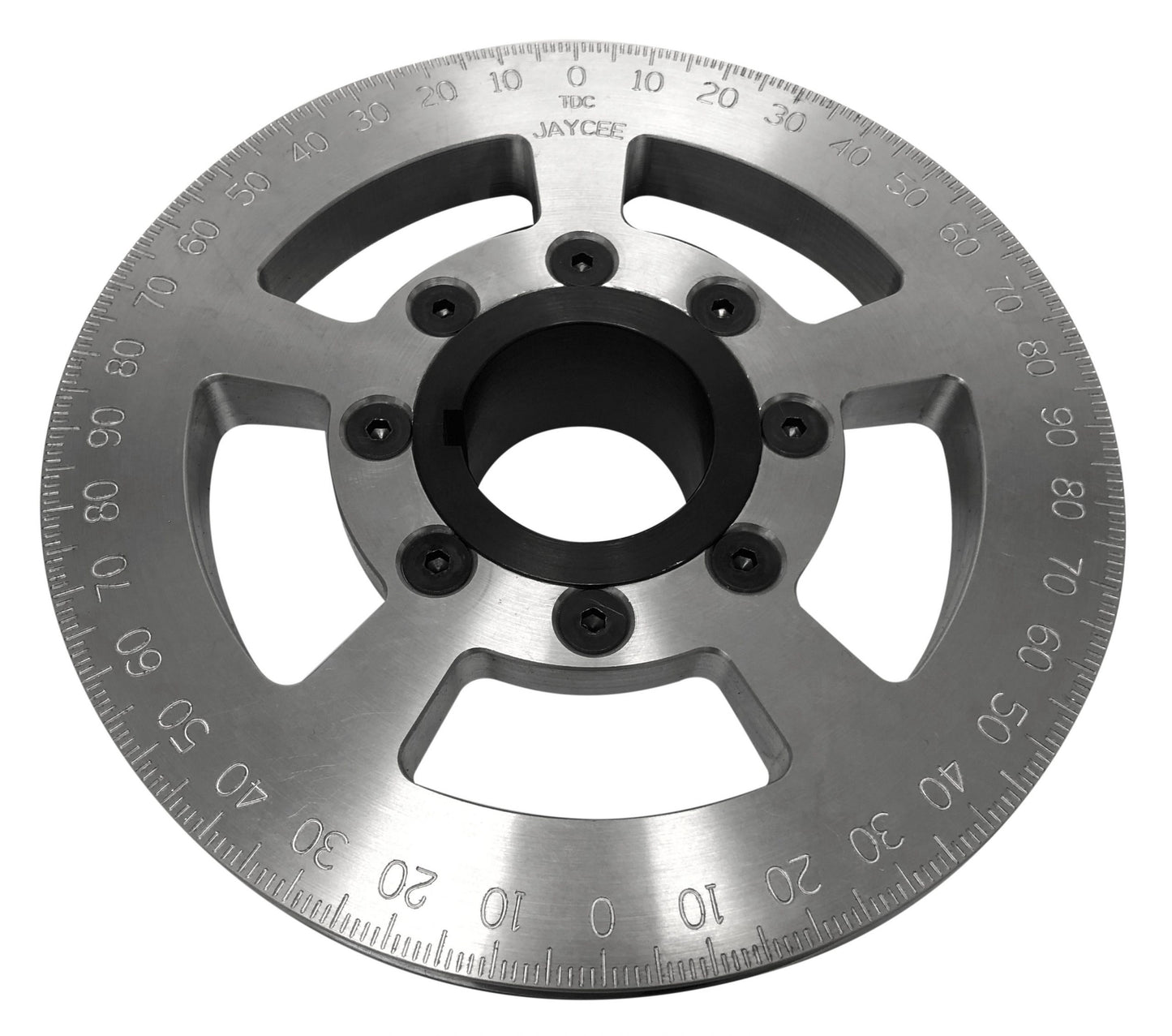 Billet 6" Street Pulley, Silver