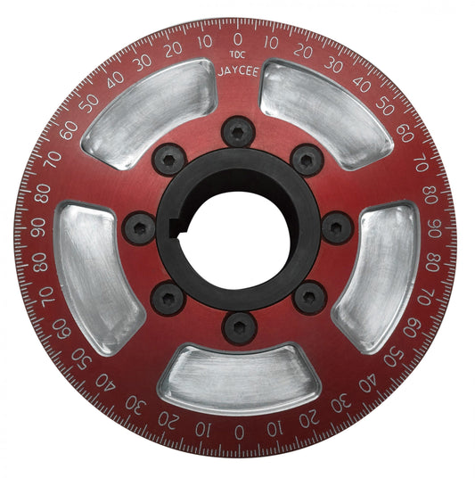 Billet 5 1/4" Street Pulley, Red Sand Seal