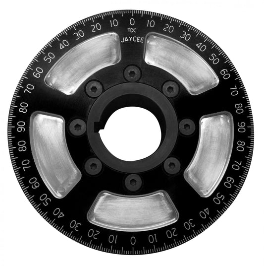 Billet 5 1/4" Street Pulley, Black Sand Seal