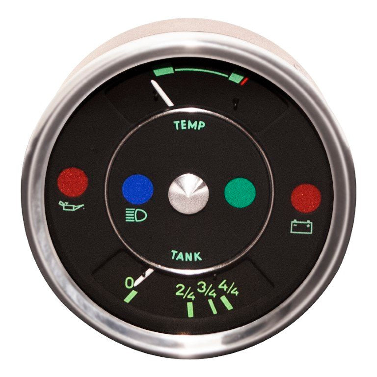 356 Combination Oil Temperature and Fuel Level Gauge